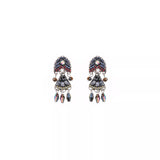 Black Stud Earrings Black Forest Set, Utswala