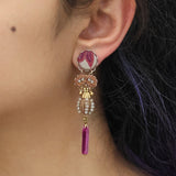 Berry Blush Set, Rosmira Earrings