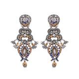 Silver Glamorous Earrings Contemplation Set, Naina