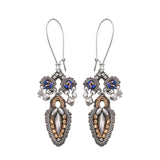 Silver Dangling Earrings Contemplation Set, Dulcina