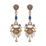 Gold Chandelier Earrings Gold Totem Set, Flavia