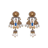 Chndelier Earrings Gold Totem Set, Elara