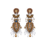 Elegant Earrings Gold Totem Set, Sancia