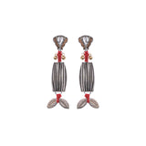 Metal Bloom Set, Zamira Earrings