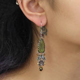 Golden Dunes Set, Zemaria Earrings