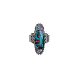 Blue Long Ring Magical Notes Set, Rose