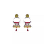 Woven Hoop Earrings Wild Spirit Set, Kia