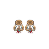 Gold Bohemian Earrings Queen of Sheba Set, Seraphina