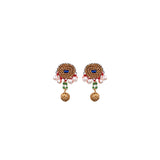 Green Small Earrings Queen of Sheba Set, Oriana