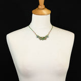 Daylily Greenie Necklace-2455