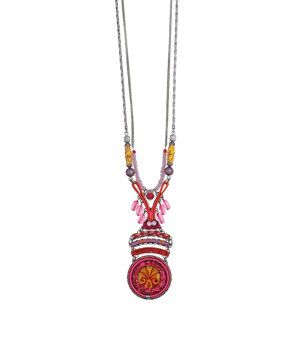 Gaillardia Dharma Necklace-0