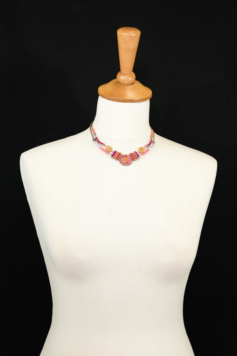 Gaillardia Keesha Necklace-2516