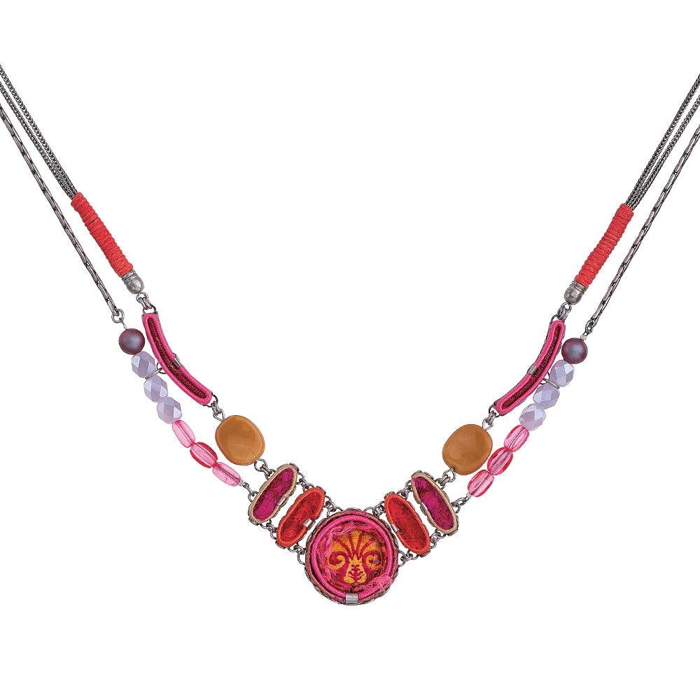 Gaillardia Keesha Necklace-0