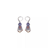 Purple Hook Flower Earrings Plum Blossom Set, Orli