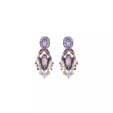 Purple Earrings Plum Blossom Set, Niamr