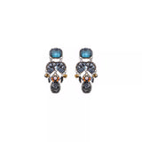 Black Beaded Earrings Black Forest Set, Lior