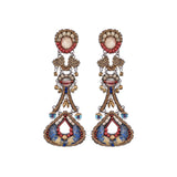 Long  Earrings Desert Landscape Set, Calm