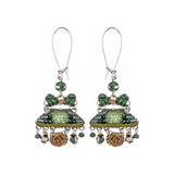 Green Staylish  Earrings Viridian Mood Set, Tova