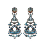 Blue Long Earrings Moonlight Set, Raza