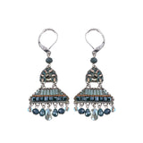 Blue Hook Beaded Earrings Moonlight Set, Taraji