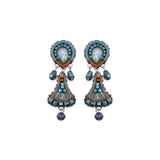 Blue Female Earrings Moonlight Set, Nadia