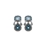 Blue Casual Earrings Moonlight Set, Malu