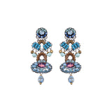 Dainty Earrings Blue Bird Set, Falcon