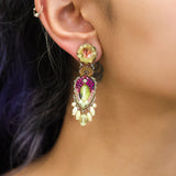 Timeless Earrings Lemonade  Set, Sari