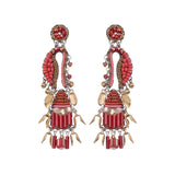 Bohemian Earrings Radical Red Set, Pupa