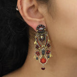 Noble Wine Set, Cherrywood Earrings