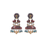 Noble Wine Set, Carmin Earrings