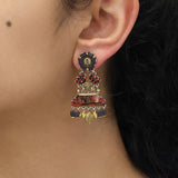 Noble Wine Set, Carmin Earrings