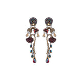 Noble Wine Set, Merlot Earrings