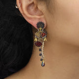 Noble Wine Set, Merlot Earrings