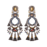 Shivering Moonlight Set, Chrome Earrings