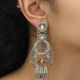 Shivering Moonlight Set, Chrome Earrings