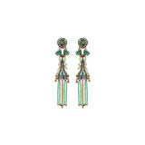 Seagrass Set, Beaded Earrings, Halodule