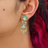 Seagrass Set, Designer Earrings, Eelgrass