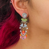 Spring Awakening Set, Handmade Earrings, Floral