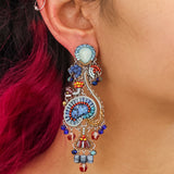 Heatwave Set, Long Statement Earrings, Summer