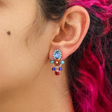 Heatwave Set, Stud Earrings, Ocean