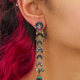 Obsidian Set, Classic Black Earrings, Pitch