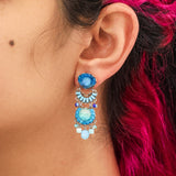 Blue Bayou Set, Casual Blue Earrings, Sky