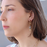 Drops of Gold Set,Elegant Hoops Earring, Paix 