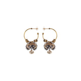 Drops of Gold Set,Elegant Hoops Earring, Paix 