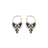 Moonlight Shimmer Set,Hoop Earring, Oscuro 