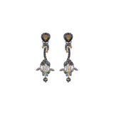 Moonlight Shimmer Set,Long Earring, Negro 