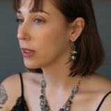 Moonlight Shimmer Set,Beaded Dangles Earring, Calm