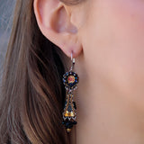 Obsidian Night Set, Earring,Ardor 