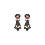 Obsidian Night Set, Earring,Spitha 